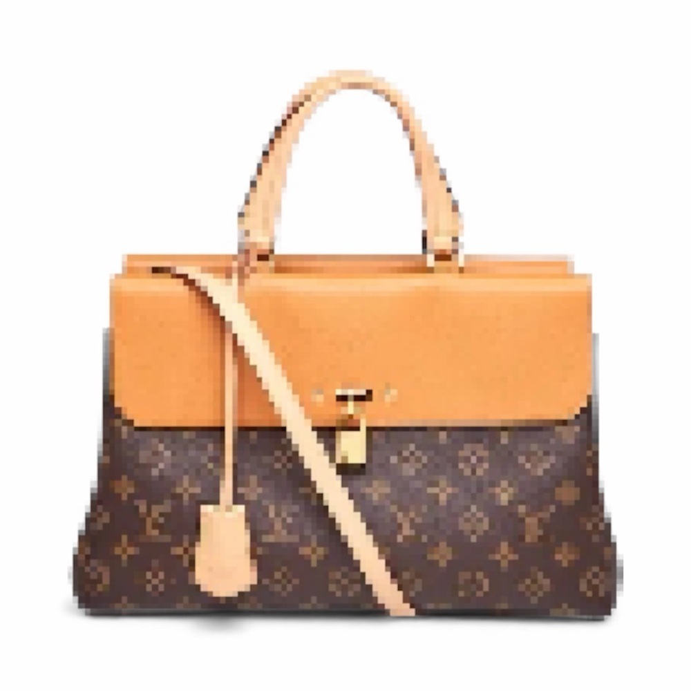 Monogram Brea Small Monogram Canvas Brown Briefcase
